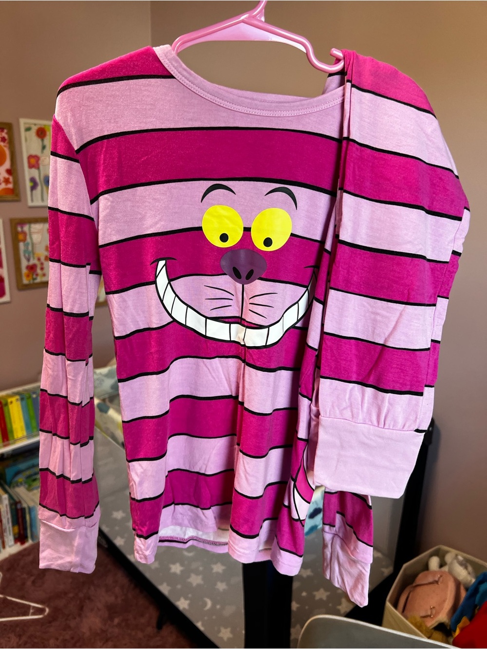 Posh Peanut Alice In Wonderland Cheshire Cat Pajamas 7/8 Years GUC